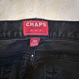 Women's Chaps denim jeans.  Size 18W.  Black